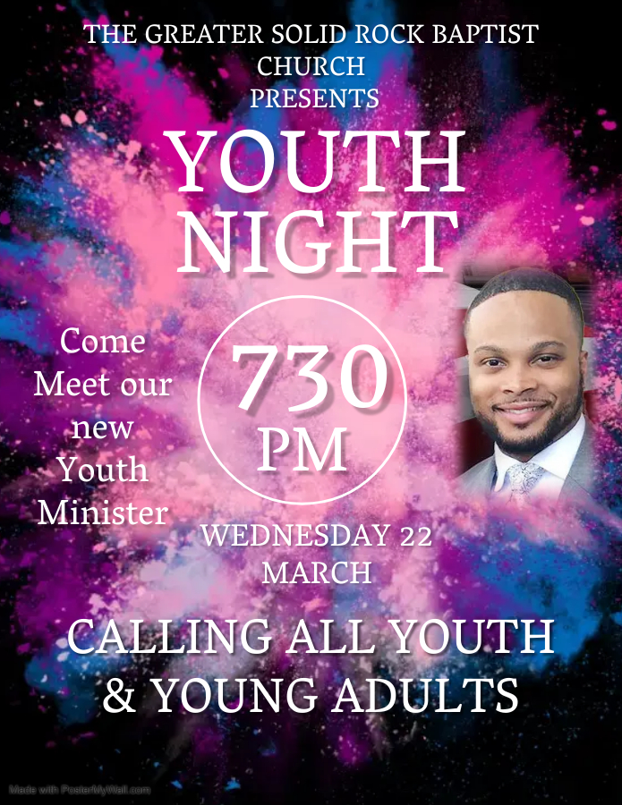Youth Service Event Flyer Template - Made with PosterMyWall