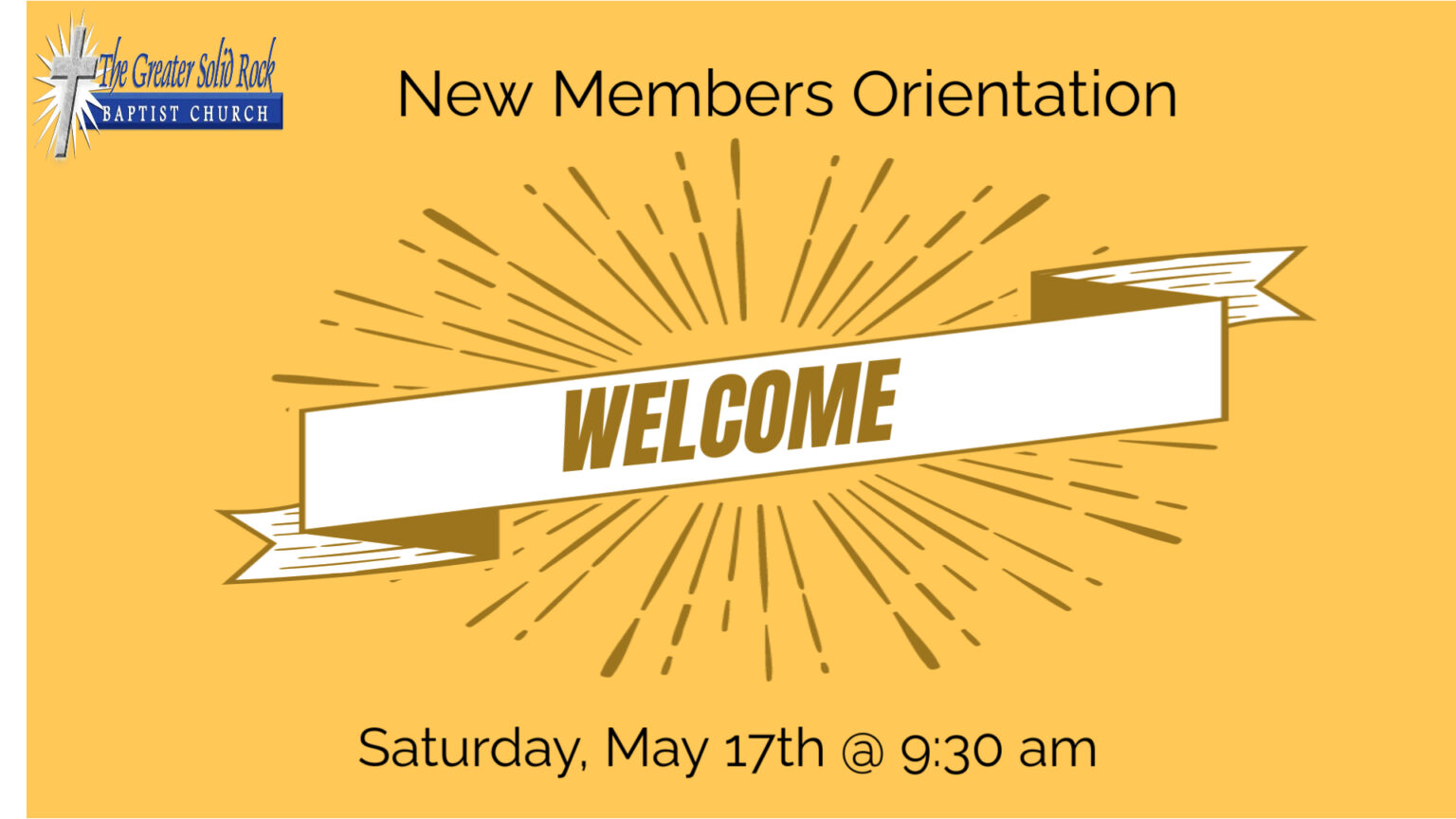 New Members Orientation - Made with PosterMyWall